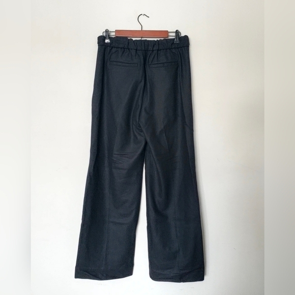 Banana Republic High Rise Wide Leg Italian Wool Pants Black Size 12 RT$130 NWT - Picture 8 of 11